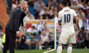 James Ngamuk ketika Diganti, Ini Respons Zidane